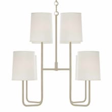 Go Lightly 31" Shaded Chandelier by Barbara Barry