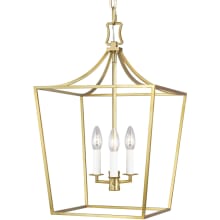 Southold 3 Light 14" Wide Taper Candle Pendant