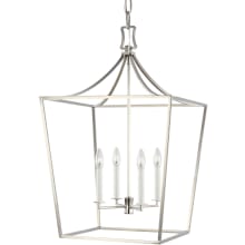 Southold 4 Light 18" Wide Taper Candle Pendant