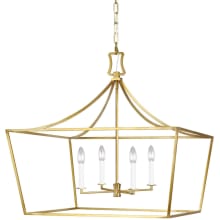 Southold 4 Light 28" Wide Taper Candle Chandelier