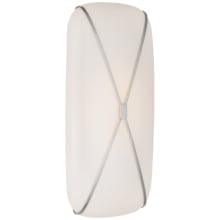 Fondant 24" Tall LED Bathroom Sconce with Frosted Glass Shade