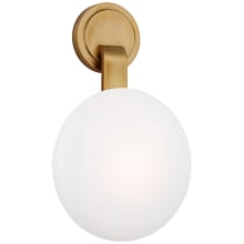Marisol 14" Tall LED Wall Sconce with Frosted Glass Shade