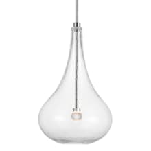 Lomme 10" Wide LED Mini Pendant with Clear Glass Shade