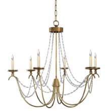 Marigot 33" Candle Style Chandelier by E. F. Chapman