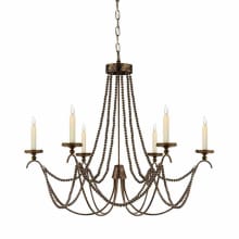 Marigot 33" Candle Style Chandelier by E. F. Chapman