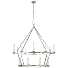 Darlana 50" Extra Large Two-Tiered Ring Chandelier by E. F. Chapman