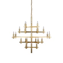 Sonnet 30 Light 42" Wide Abstract Chandelier