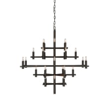 Sonnet 30 Light 42" Wide Abstract Chandelier