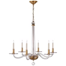 Robinson 32" Medium Chandelier with Clear Glass by E. F. Chapman