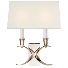 Cross 2 Light 13" Tall Wall Sconce