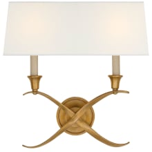 Cross 2 Light 15" Tall Wall Sconce