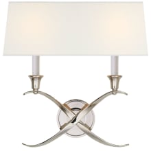 Cross 2 Light 15" Tall Wall Sconce