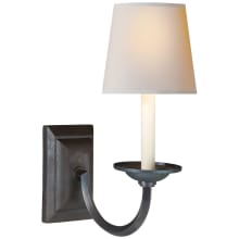 Flemish 15-1/4" High Wall Sconce with Natural Paper Shade