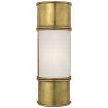 Oxford 12" Bath Sconce with Frosted Glass