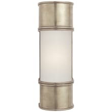 Oxford 12" Bath Sconce with Frosted Glass