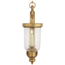 Georgian 22" High Wall Sconce with Clear Glass Shade