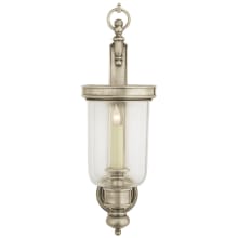 Georgian 22" High Wall Sconce with Clear Glass Shade