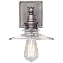 Covington 12-3/4" High Wall Sconce with Clear Glass Shade