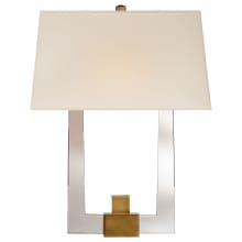 Edwin 19" High Wall Sconce with Silk Shade