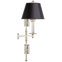 Dorchester 27" High Wall Sconce with Fabric Shade