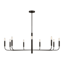 Brianna 9 Light 48" Wide Candle Style Chandelier