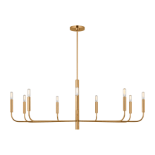 Brianna 9 Light 48" Wide Candle Style Chandelier