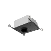 Entra 2700K LED Round Adjustable New Construction 3" Trim Recessed Housing - IC Airtight Rated
