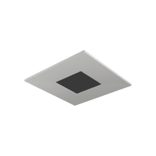 Entra 3" Square Flanged Flat Recessed Trim