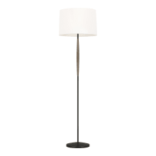 Ferrelli Single Light 62" Tall LED Buffet Floor Lamp with Linen Shade