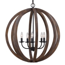 Allier 5 Light 26" Wide Taper Candle Style Chandelier