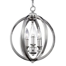 Corinne 3 Light 12" Wide Taper Candle Pendant