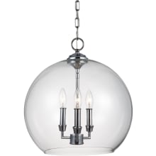 Lawler 3 Light 16" Wide Taper Candle Pendant