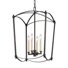 Thayer 4 Light 16" Wide Taper Candle Pendant