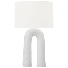 Aura 27" Tall LED Table Lamp with Linen Shade