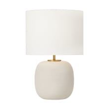 Fanny 23" Tall LED Table Lamp with Linen Shade
