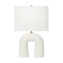 Aura 20" Tall LED Table Lamp with Linen Shade