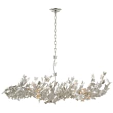 Farfalle 7 Light 21" Wide Abstract Linear Chandelier