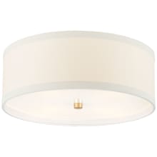 Walker 4 Light 18" Wide Flush Mount Drum Ceiling Fixture