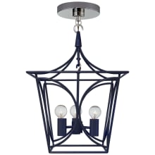 Cavanagh 4 Light 12" Wide Lantern Chandelier