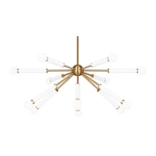 Monroe 12 Light 32" Wide Abstract Sputnik Chandelier