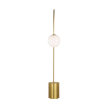 Noemie 75" Tall LED Floor Lamp with Milk Glass Shade