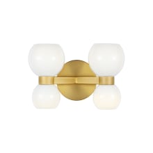 Londyn 4 Light 12" Wide Bathroom Vanity Light