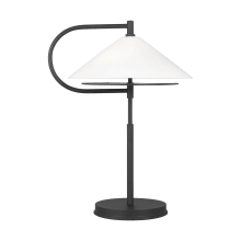 Gesture 2 Light 22" Tall Gooseneck Table Lamp