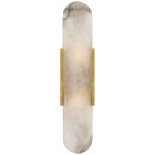 Melange 20" Elongated Sconce with Alabaster by Kelly Wearstler