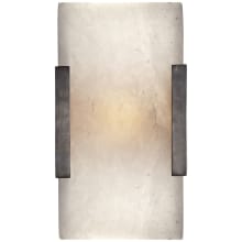 Covet 10" Clip Bath Sconce with Alabaster Shade by Kelly Wearstler
