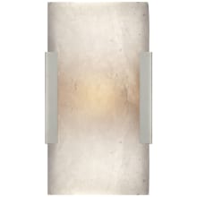 Covet 10" Clip Bath Sconce with Alabaster Shade by Kelly Wearstler