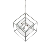 Cubed 4 Light 20" Wide Abstract Pendant