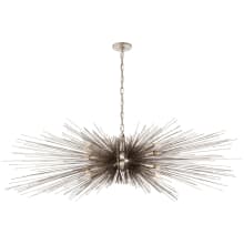 Strada 16 Light 60" Wide Abstract Linear Chandelier
