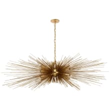 Strada 16 Light 60" Wide Abstract Linear Chandelier
