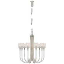Reverie 29" Medium Chandelier with Clear Ribbed Glass by Kelly Wearstler